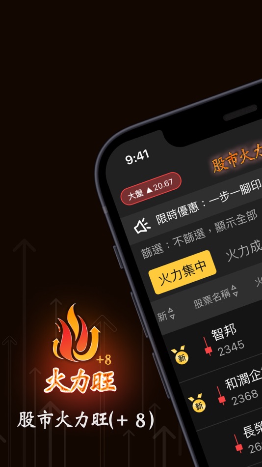 #1. 股市火力旺+8 (iOS) By: CMoney