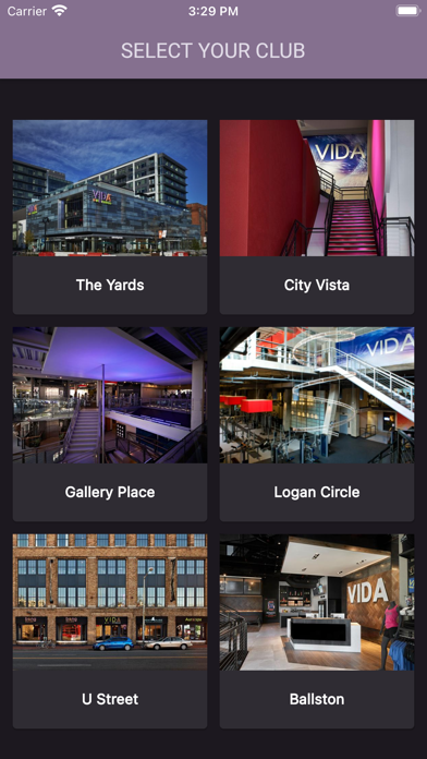 VIDA Fitness Official App Screenshot