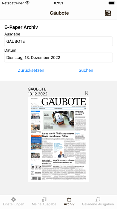 Gäubote Screenshot