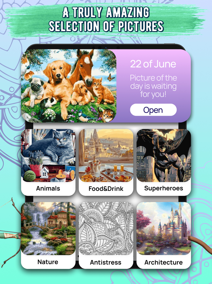 Coloring Games：Color by Number