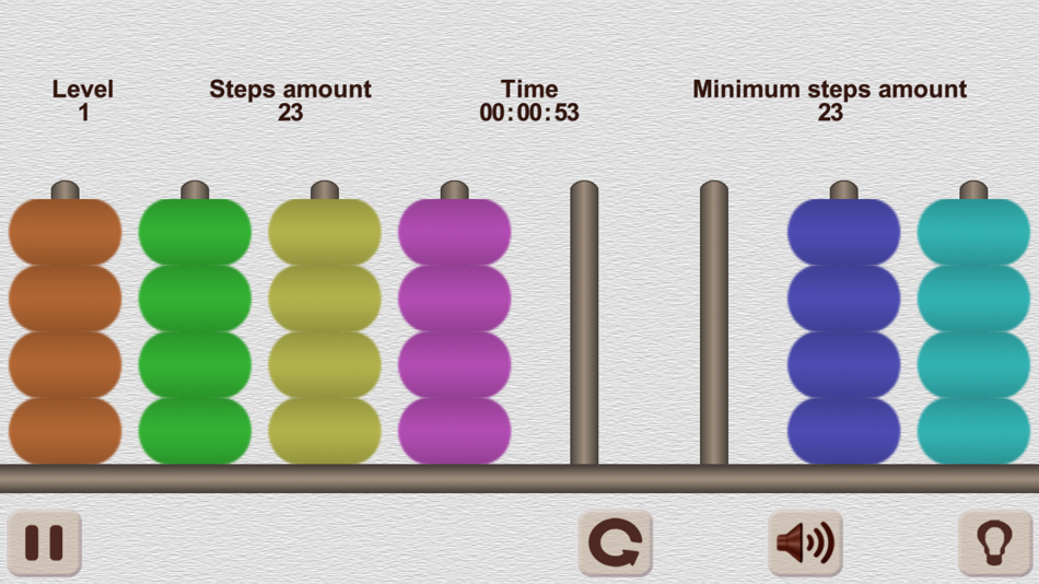 #8. Color Heap Puzzle. Hanoi Tower (iOS) 由: Ruslan Goncharenko
