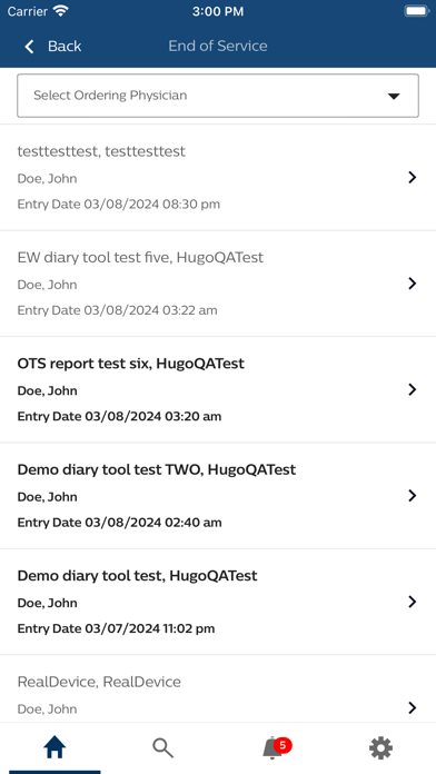 Philips ECG Reports Screenshot