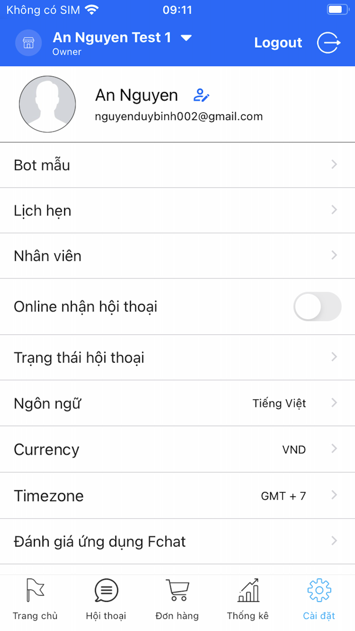 Fchat - Chatbot Messenger