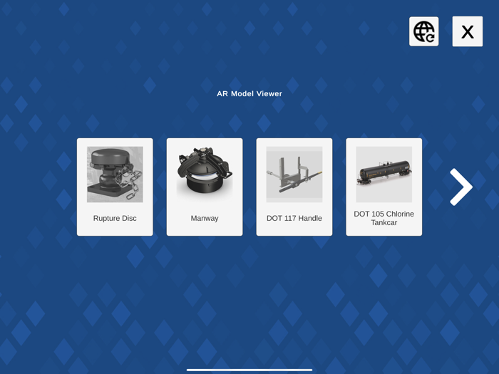 TRANSCAER AR Model Viewer