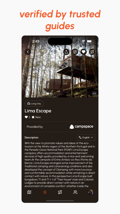 Ramble: Van Travel App Screenshot