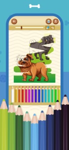 Dogs Coloring Book Collection screenshot #5 for iPhone