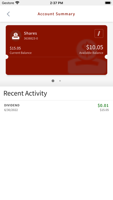 City CU Mobile Banking Screenshot