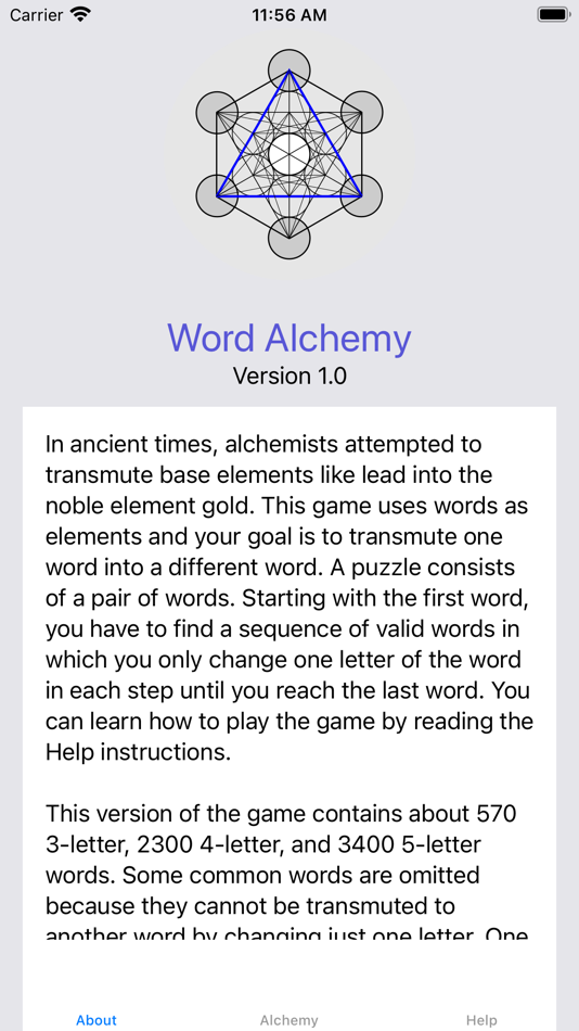 #1. Word Alchemy Puzzles (iOS) 来自: Donald Shaffer