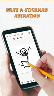 stickman animation maker, draw iphone screenshot 1