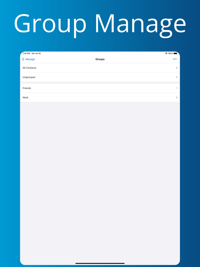 Contacts Master - batch manage