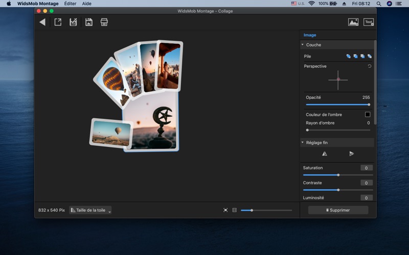 Screenshot #2 pour WidsMob Montage-Collage de pho