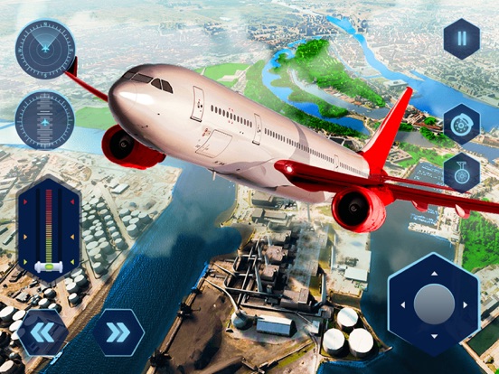 Plane Flight Simulator gameのおすすめ画像4