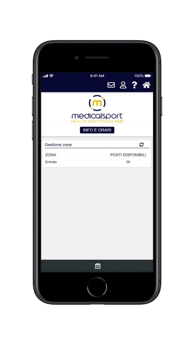 Medical Sport App Screenshot
