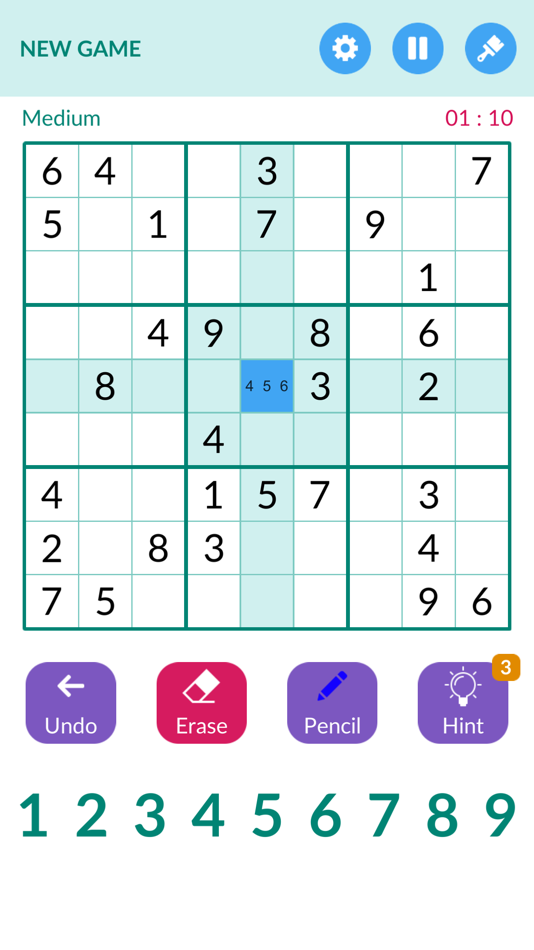 #3. Sudoku - Puzzle Brain Game (iOS) 由: Nalan CETIN