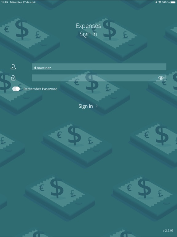 Screenshot #4 pour Expenses App