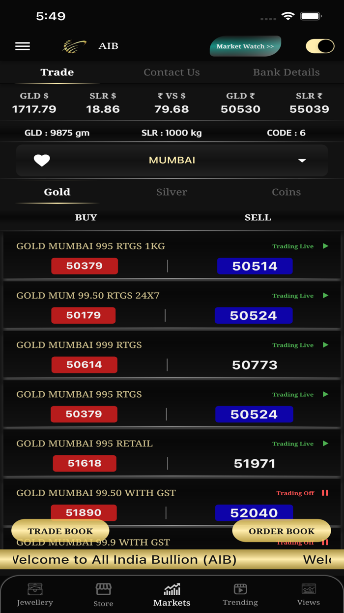 All India Bullion AIB  24x7