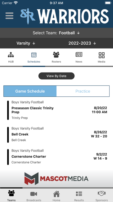 Seven Rivers Athletics Screenshot