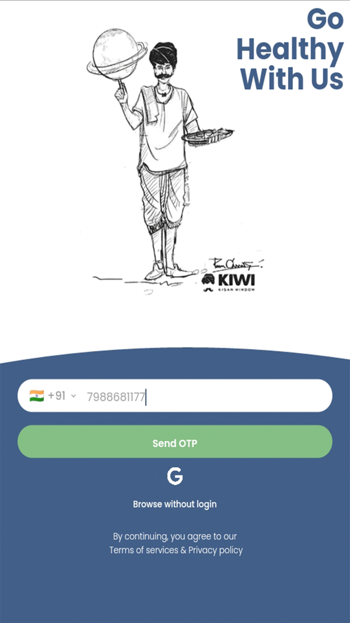 KIWI-Grocery delivered in mins