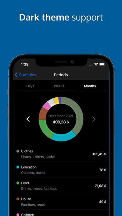 Budgetim: expense tracking Screenshot