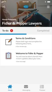 fidler & pepper lawyers iphone screenshot 1