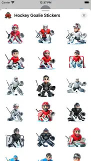 hockey goalie stickers iphone screenshot 1