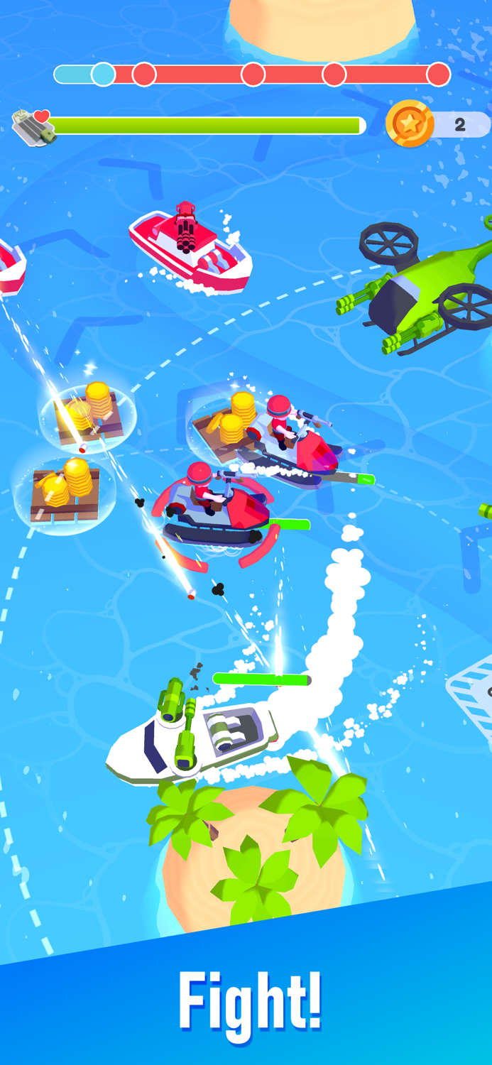 Boat Commander War of Sea