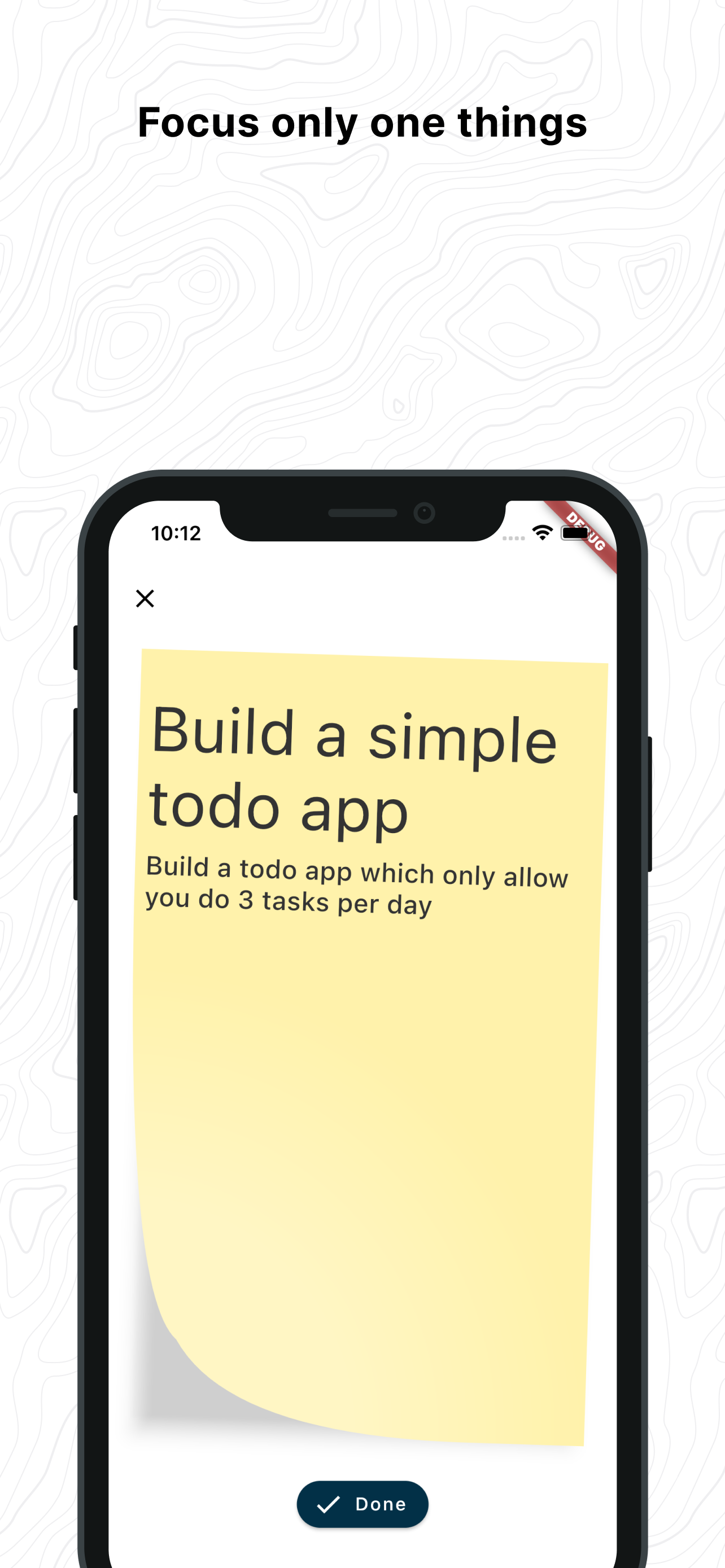 TODO 3: Only 3 tasks per day