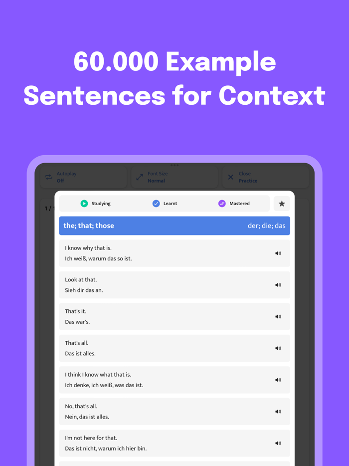 Most Common German Words
