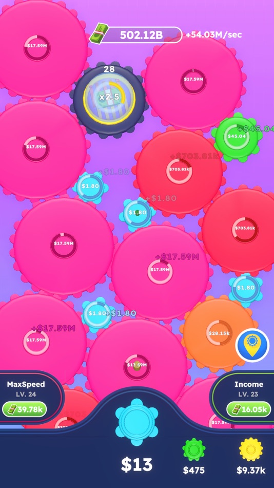 #2. Cogs Clicker (iOS) Podle: Ali Said Yuksel