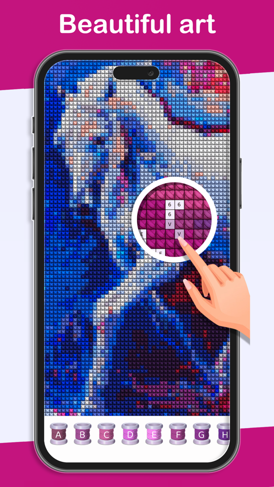 #1. Cross Stitch Party (iOS) 由: Dmitry Peletsky