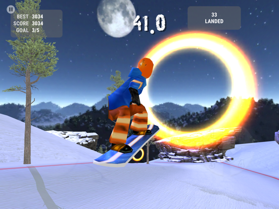 Crazy Snowboard iPad app afbeelding 4