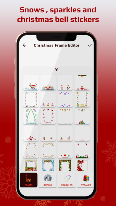 Christmas Photo Fram Editor Screenshot