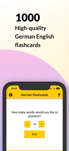 Game screenshot German Flashcards - 1000 words mod apk