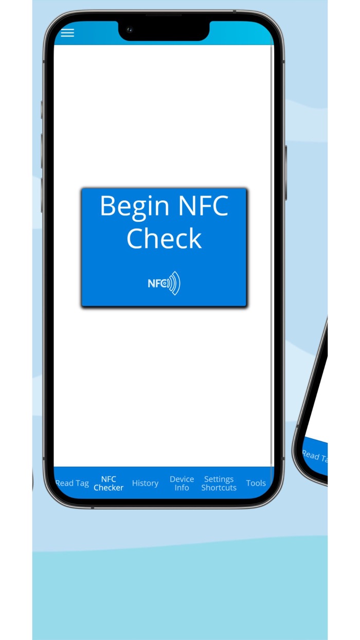 NFC write and read tags
