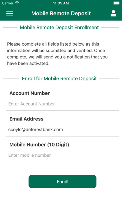 DMB Mobile Banking Screenshot