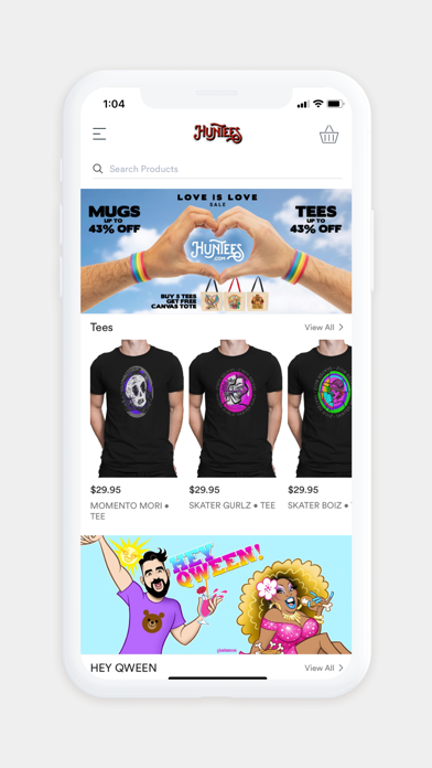 HUNTEES Shop Screenshot