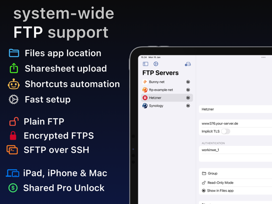 FTP Client - Files location
