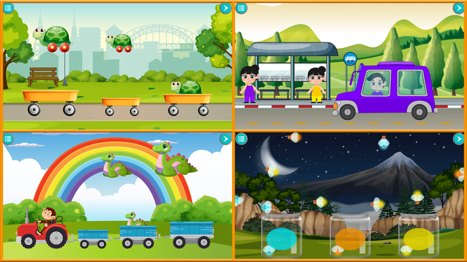 #2. Baby Games: Shape Color & Size (iOS) Podle: Hue Bui