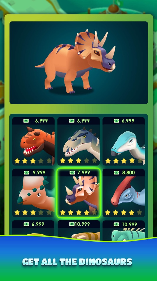 #3. Dinosaur Park—Jurassic Tycoon (iOS) By: Codigames