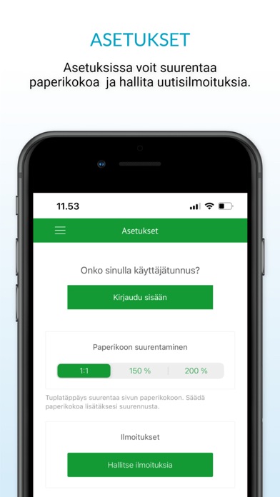 Forssan Lehti, päivän lehti Screenshot