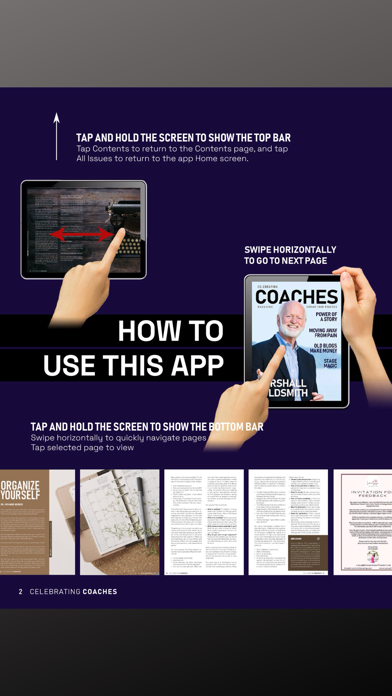 Celebrating Coaches Magazine Screenshot