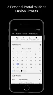 fusion fitness gym iphone screenshot 3