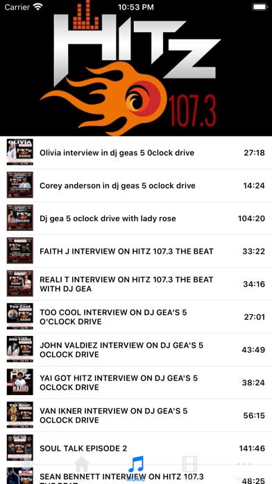 Hitz 107.3 the Beat Screenshot