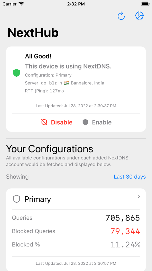 #1. NextHub Remote (iOS) By: Vishal Vijayashekkar
