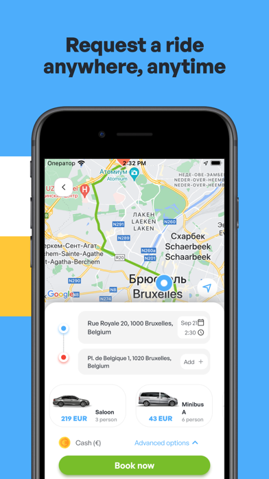 Airporttaxis Screenshot