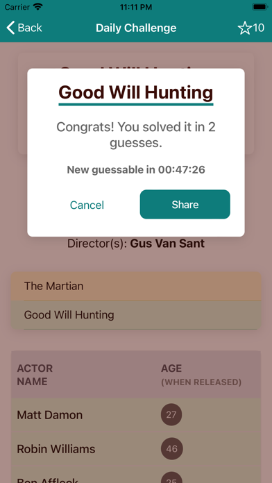 Moviedle Screenshot