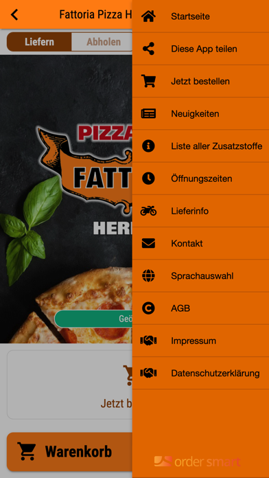 Fattoria Pizza Hausservice Screenshot