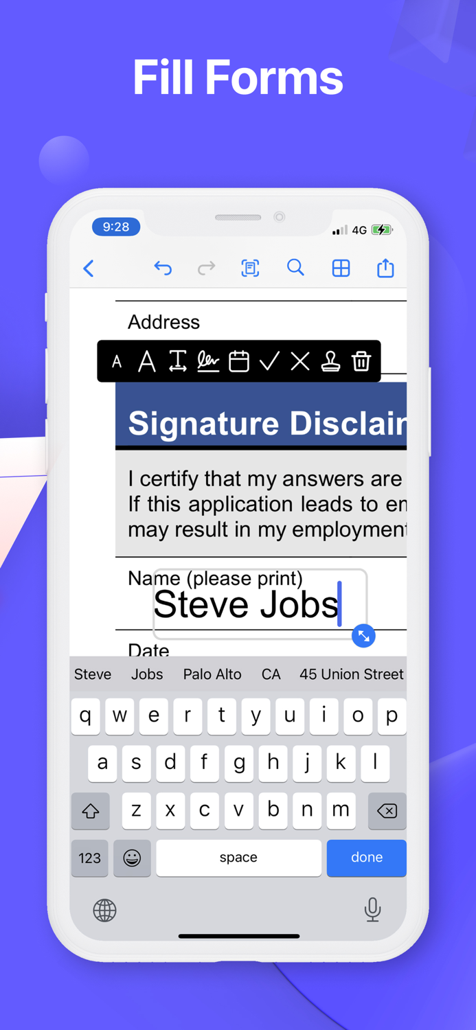eSign Fill and Sign Form Docs