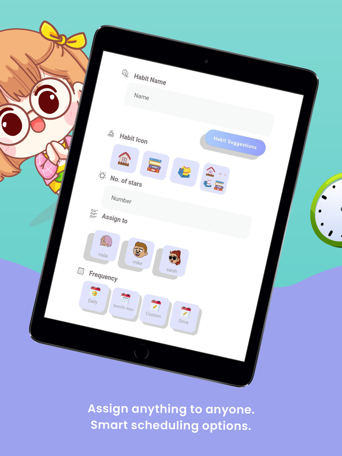 Supers - tasks and rewards