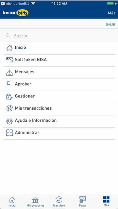 Banco BISA S.A. Screenshot